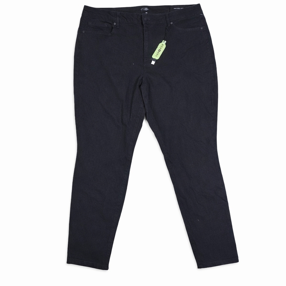 Nwt Jones New York Black Straight-Leg Jeans | Women’s Plus 22W |